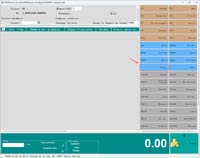 Operación de la recepción POS cantidad